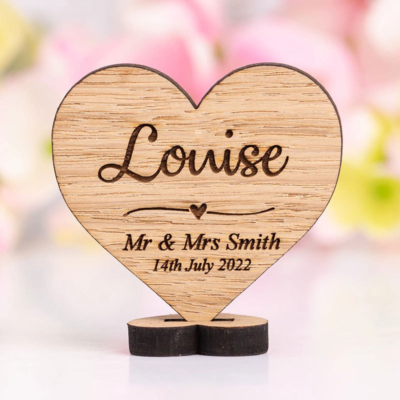 Personalized Wooden Wedding Plaque  Decoration